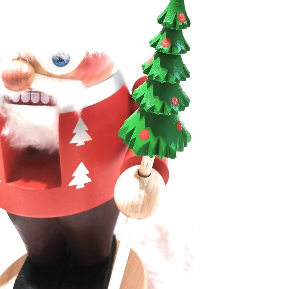 Steinbach Made in Germany Volkskunst GmbH Troll Series Nutcracker - Santa & Sled - Picture 3 of 6